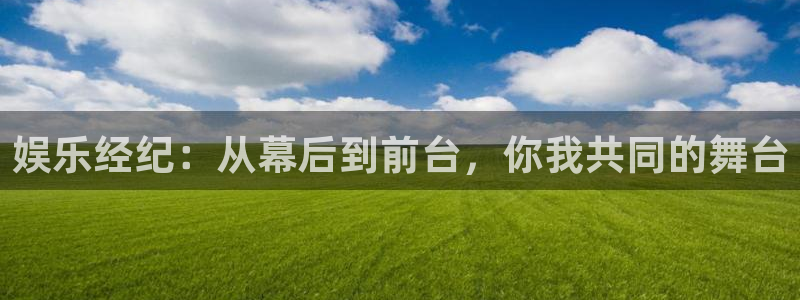 500网：娱乐经纪：从幕后到前台，你我共同的舞台